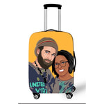 Custom Drawn Luggage Cover - Custom2Fly 