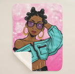 'Bantu Girl' Blanket - Custom2Fly 