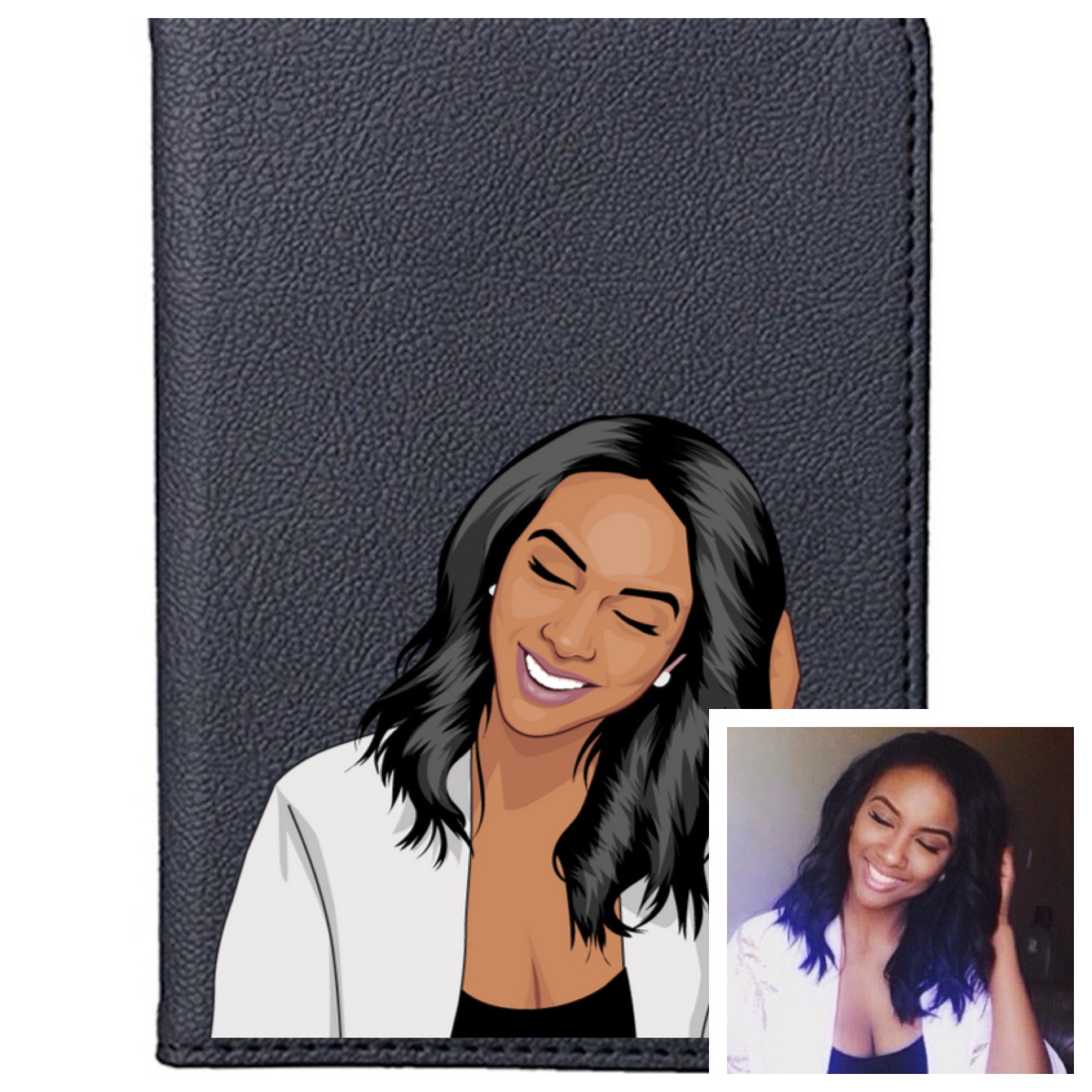 Passport Cover (Custom Drawn) - Custom2Fly 