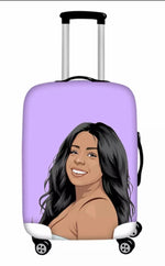 Custom Drawn Luggage Cover - Custom2Fly 